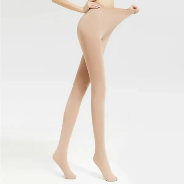 91b04a114f99dc98 Women Socks 80D/120D Spring Autumn Thin Tights Elastic High Waist Silk Stockings Solid Color Slim Leggings Tear Resistant Pantyhose
