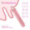 10 Speed Mini Bullet Vibrator Women Fast Orgasm Clitoris Stimulator Rechargeable Female Masturbation Goods Sex Toy for Adult
