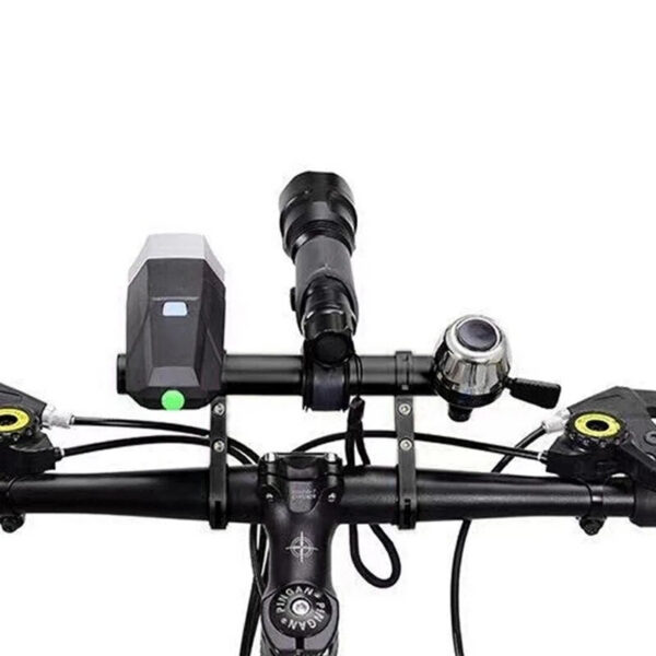 91bc32608329b145 Handlebar Bracket Carbon Tube Double Extension Riding Frame Bicycle Clip