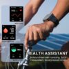 91bdb9db6d937daf 2023 New C20 Pro Smart Watch Voice Assistant BT Wireless Call Business Outdoor Sports IP68 Waterproof Wristwatch For Android iOS