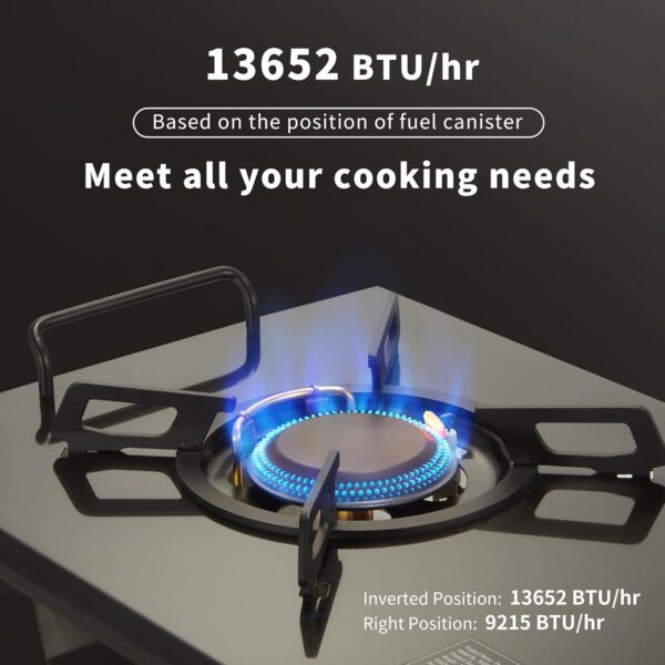91be25f54c2a0e92 Naturehike Camping Gas Stove for IGT Table, Folding Isobutane Stove with Carry Bag, Portable Camp Stove for Outdoor Car Camping Cooking Tailgating
