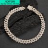 91c126b4ab1946a2 HOYON Lab Moissanite Cuban Chain Men's Necklace S Sier Color Jewelry Hip Hop Rock CZ Diamond Neck Collares