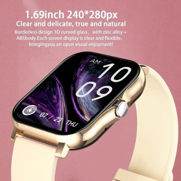 91ce7f25e96aebe2 For Android OS IOS Phone Color Screen Full Touch Custom Dial Smart Watch Women Bluetooth Call SmartWatch Men 2024 New