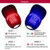 Red Fast Growth Cap Red&Infrared Light Therapy Device for Hair Loss Treatment with USB Charging Anti-hair