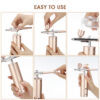 Nano Spray Oxygen Injector Airbrush High Pressure Mist Sprayer Water Jet Facial Cleansing Skin Moisturizing Beauty Apparatus