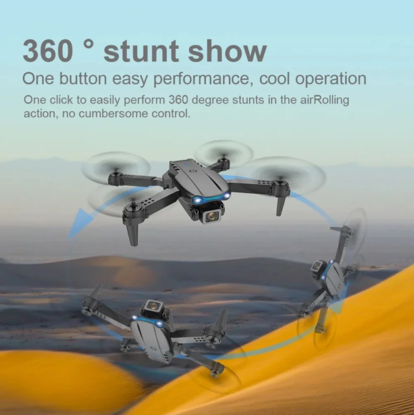 E99 Pro Professional Wide Angle RC Dron HD 4K Camera Mode Foldable Helicopter Aircraft Quadcopter Drone Kid Gift Toys