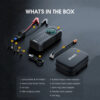 Car Jump Starter Pump Power Bank Lighting Portable Air Compressor 4 In 1 Cars Battery Starters Starting Auto Tyre Iator