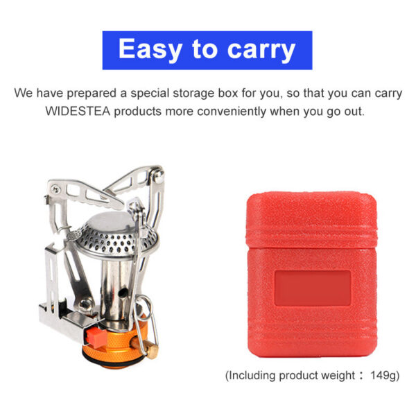 924d3e6c065b1a69 Widesea Camping One-piece Gas Stove Heater Tourist Burner Foldable Outdoor Picnic Kitchen Equipment Supplies Survival Furnace