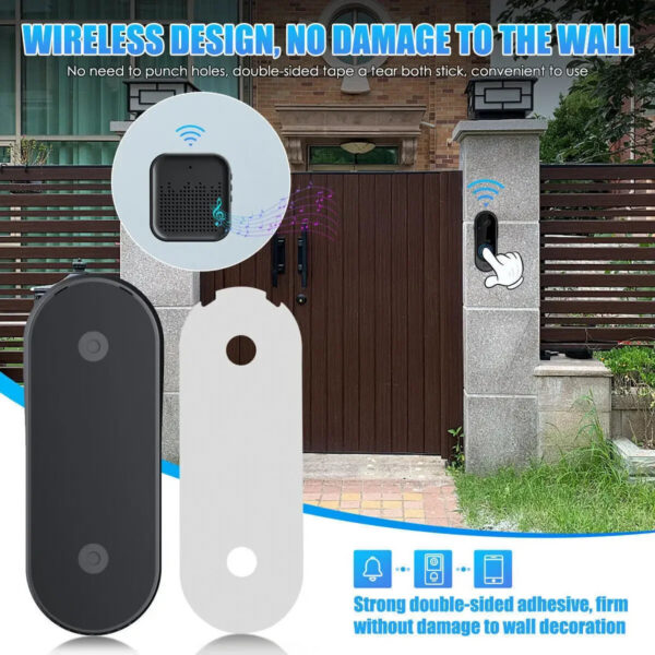 Tuya Doorbell With Camera Wireless Bundle Video Doorbell WIFI HD Outdoor Phone Door Bell Camera Security Video Intercom IR