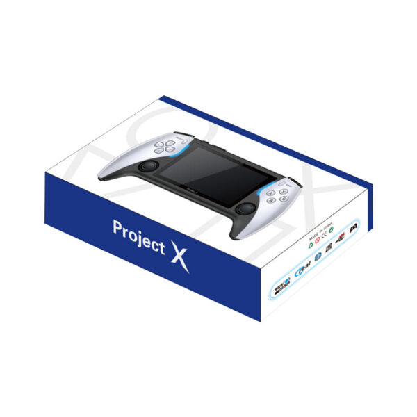 92701b3aa6b0d9ad PROJECT-X Handheld 4.3 Inch IPS Screen Portable Video Player HD Game Console 2 Controllers Children's Gifts