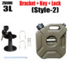9273d8474951634c 3/5L Accessories Petrol Cans Barrels Gas Spare Container Anti-static Jerry Fuel Tank Mororcycle Can