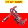 92774855634f8475 Metal Motorcycle Bike Phone Holder Aluminum Alloy Anti-slip Bracket GPS Clip Universal Bicycle Stand Support for All Smartphones
