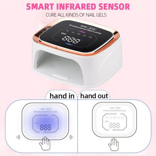36LEDS Rechargeable UV LED Professional Cordless Gel Polish Drying Lamp For Manicure With Built-in Battery Nail Art