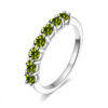 BIJOX STORY 3mm Gemstone Moissanite Rings For Women S Sier Matching Wedding Diamonds Band Stackable Ring White Gold Gift