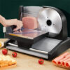 2025 Electric Food Slicer Meat Food Household Desktop Meat Slicer Lamb and Beef Slicers 0-22mm Bread Ham Meat Cutting Machine