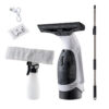 Multifunctional Electric Cordless Window Cleaner Machine White Cordless Rechargeable Automatic Portable Glass Cleaner Tools