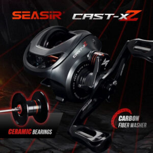 92ad6e6e92d18a41 SEASIR Cast X2 Baitcasting Reel 7.3:1 Hybrid Ceramic Carbon Fiber Washer Dual Bearing System N52 Brake Fishing Reels