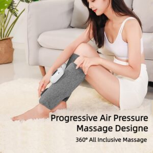 92fa80f48fcfd814 Calf Massager Electric Leg Device 3 Modes Double Longcolumn Airbag Air Pressure Massage Relieve Muscle USB Charging