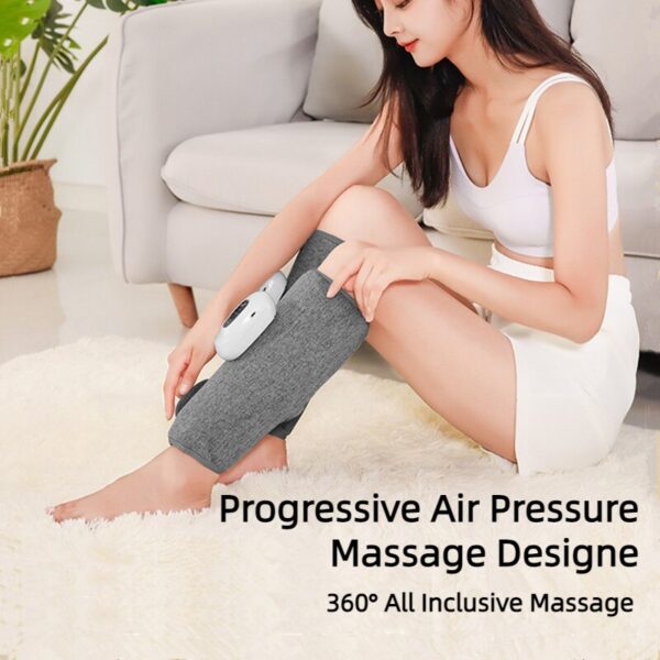 92fa80f48fcfd814 Calf Massager Electric Leg Device 3 Modes Double Longcolumn Airbag Air Pressure Massage Relieve Muscle USB Charging