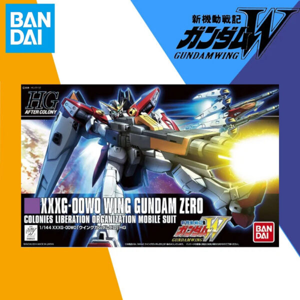 92fe3f1a6295337f Bandai HG 1/144 GUNDAM W WING GUNDAM DEATHSCYTH GUNDAM Model Kit Assembly Anime Action Figure Model Toys Gift for Children