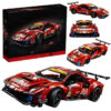 9334bc523777098c 488 GTE Bricks 42125 Technical Series 1648Pcs Supercar Building Blocks Sports Race Car Vehicle Model Assembly Kid Adult Toy Gift