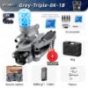 9336ab338c053fbe K11 Max Brushless Motor 6KM Rc Drone 8K Professinal 4K Three Camera Wide Angle Localization Obstacle Avoidance Toy Sell Apron