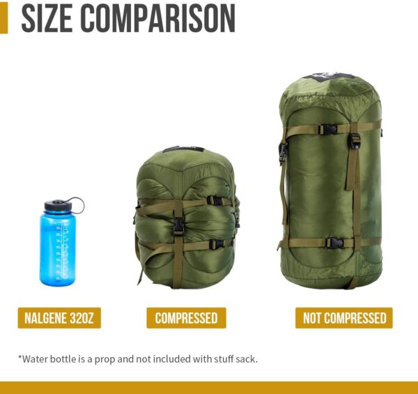 933d4cd1c0845214 OneTigris Sleeping Bag Compression Stuff Sack, 25L