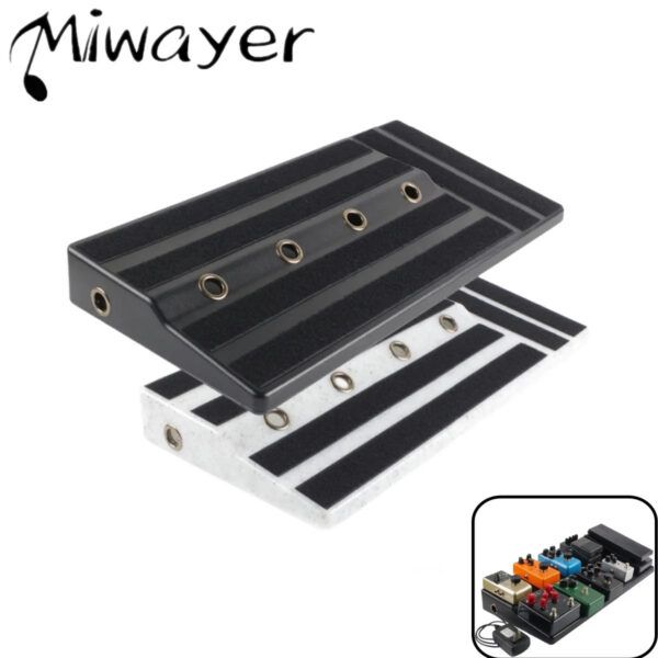 Big Size Guitar Effects Pedal Board Sturdy PE Plastic  Guitar Pedalboard Case with Screwdriver Tape Guitar Pedals Accessories