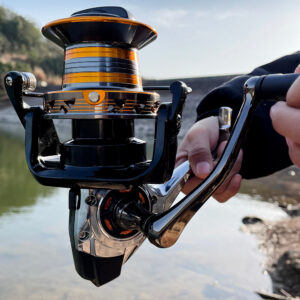 9369b440abe0208e Fishing reel 12000 10000 9000 Metail e cup 30KG Max Drag Long Shot Saltwater Spinning Reel Coil