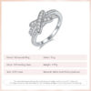 936a879f7b06d956 Follow Cloud 0.35 Carat Moissanite Wedding Diamond Band Women Rings X Cross Shape Sterling Sier D Color Ring Fine Jewelry