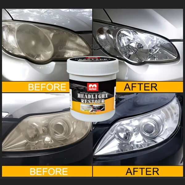 Car Restoration Polishing Headlamp Scratch Remover Repair Cleaning Paste Remove Oxidation Headlight Polish Liquid