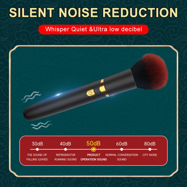 9370eb47a35f2fdc Makeup Brush G Spot Vibrator Sex Toys Powerful Vibrating Vagina Nipple Orgasm Stimulator USB Wireless Charging AV Stick Massager