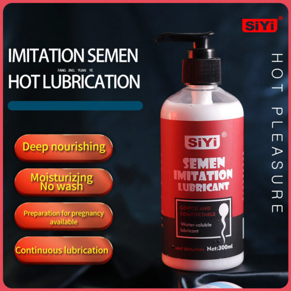 937ac87292e2efd7 300ML Semen Super Viscous Lube Vagina Anal Plug Lubricant for Water Based Massage Oil Sex Lubrication For Women Gay