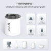 937dc3966a90a436 FLEXTAILGEAR TINY PUMP X - Portable Camping Pump with 1300mAh Battery Rechargeable for Pool ats Air Mattress Vacuum Bags