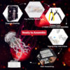 9396aa334c9b248d Piececool 3D Puzzles Metal Model Gifts Colourful Jellyfish Building Kits Jigsaw DIY Toy for Adult (4 Colors)