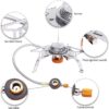 93ad183623b21079 Fire-Maple FMS-105 Portable Camping Gas Stove | 3000W Mini Portable Backpacking Cooking Burner with Piezo Ignition | Outdoor Hiking Trekking Fishing