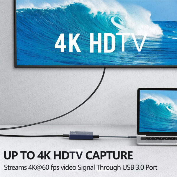 MZX 4K Video Capture Card Board Recording HDMI-Compatible 60Hz 30Hz USB 3.0 1080P 60fps 30fps Grabber Capturing Game Capturer