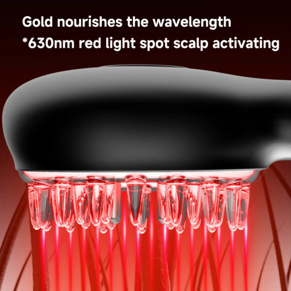 93c7cf2159b2225b DOCO EMS Electric Massage Comb Vibration Red Light Therapy Hair Growth Massage Scalp Brush Anti Hair Loss Liquid Oil Applicator