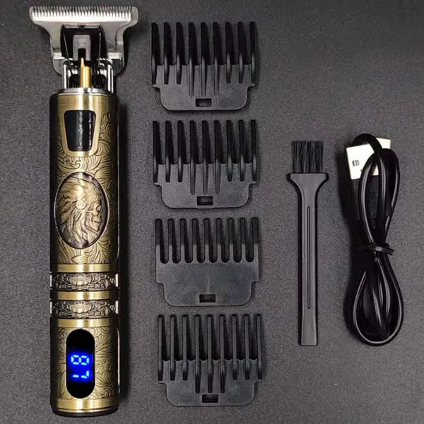 93d20c90c82e1078 Men's Shaver for Men Electric Razor Cordless Beard Trimmer Fast Charging LCD Display Clipper Shaving hine 5 220211