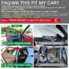 Ovege Shades Magnetic 2pcs Universal Car Screen Mesh Side Sun Shade Automotive W