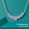 93de21393e082213 Moissanite Necklace for Woman Wedding Fine Jewely with Certificates 925 Sterling Sliver Plated 18k White Gold Necklace