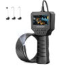 Industrial Endoscope 4.3inch IPS Screen IP67 Waterproof HD1080P 8mm Lens Pipe Sewer Inspection Camera Borescope For Car
