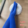 9405fe53021cdadc Socks Hosiery 120KGS Plus Size Women Sexy Pantyhose Candy Color Warm Tights Multicolo 50D Veet Stockings Spring Autumn Super Elastic 231120