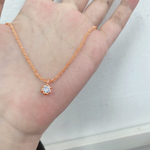 940babc9b2edfa22 Popular S Sterling Sier Sparkling Necklace for Women Light Round White Diamond Pendant Galaxy Collar Chain Jewelry