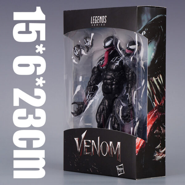 940c8d5d0afafe80 Venom Action Figure SHFiguarts Symbiote Head Carving 2.0 SHF Movable Movies Model Doll Collectible Kids for Toy Gift