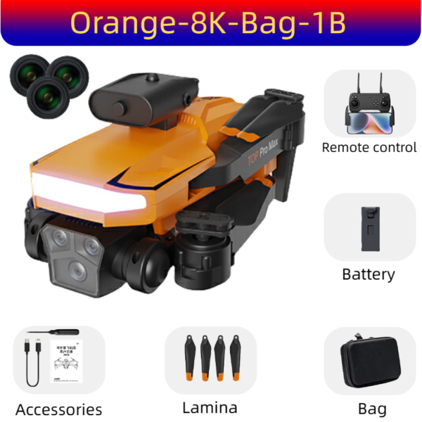 941e5fb3fc7a30e1 Mijia P18 RC Drone 8K Professinal Three Camera Wide Angle Optical UAV Flow Positioning Four-way Obstacle Avoidance Quadcopter