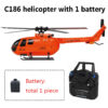 943a030b1ff6cd57 C186 Pro B105 2.4G RTF RC Helicopter 4 Ppropellers 6 Axis Electronic Gyroscope for Stabilization Remote Control Hobbies Toys