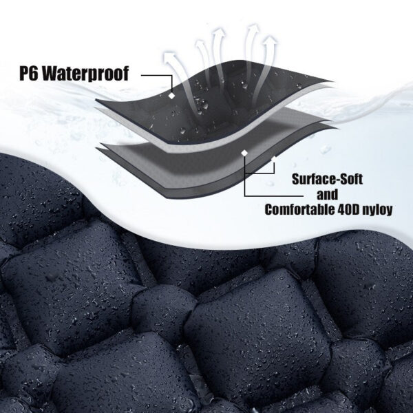 943b748edbf4eba1 Outdoor Camping Iatable Mattress Sleeping Pad With Pillows Ultralight Air Mat Built In Iator Pump Hiking