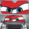 Car Solar Protection Cartoon Big Eyes Heated Windshield Sunshade Car Window Windscreen Cover Sun Shade Auto Sun Visor