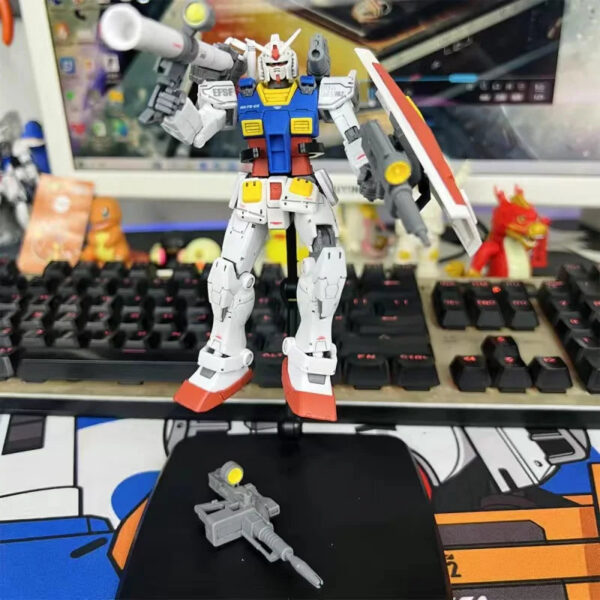 944d56c6fff7f715 Gundam Figure Hg Pb Rx-78-4 G04 Anime Figures Pvc Mobile Suit Statue Model Kit Standing Collection Ornament Birthday Toys Gifts